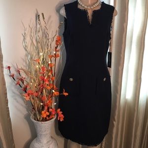 *NWT Stylish navy dress & matching jacket Size 10